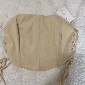 Mint and Major Boutique corset tie top!